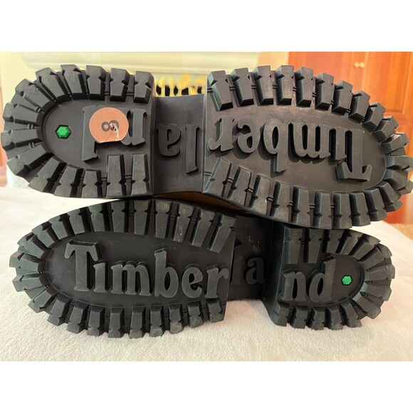 NEW Timberland Boots Women's Size 8 Sky 6-inch Wheat Tan in Lace Up Platform - Picture 9 of 10